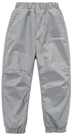Pantaloni da neve per bambine, pantaloni da sci invernali antivento e isolanti, per attività all'aperto, per bambini, in pile termico, foderati in softshell, per escursionismo, arrampicata #D