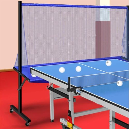 Filet de réception Professionnel pour Tennis de Table, Filet de réception Enroulable, adapté à l'entraînement, à la Pratique et aux Exercices Multi-balles.