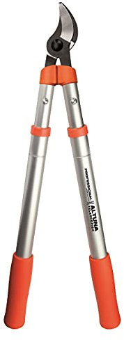 Tijera de Poda a 2 Manos Telescópica Pruning 0390T - Ajuste Manual - Corte Bypass Muy Preciso - Ultraligera - Tijera de Jardinería Fabricada con Aluminio Reforzado - Altuna