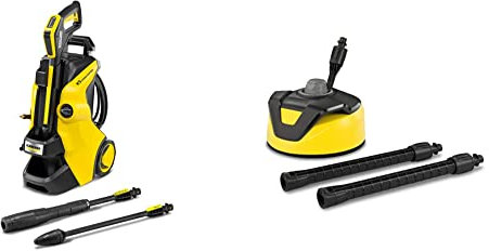 Kärcher K 5 Power Control high pressure washer: Intelligent app support - the solution for a wide range of cleaning tasks & T 5 Patio Cleaner - Pressure Washer Accessory