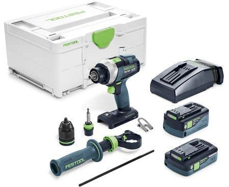 Festool Cordless Drill TDC 18/4 5,0/4,0 I-Plus QUADRIVE