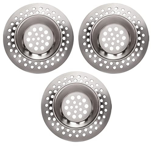 3 Piezas Accesorios fregadero cocina,Filtro de ducha para pelo,Tapones fregadero cocina,Tapa fregadero cocina,Tapon fregadero universal,Para Fregadero,Baño,Cocina