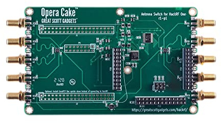 Great Scott Gadgets’ Opera Cake – Antenna Switching Add-On Board for HackRF One and Other Software Defined Radios