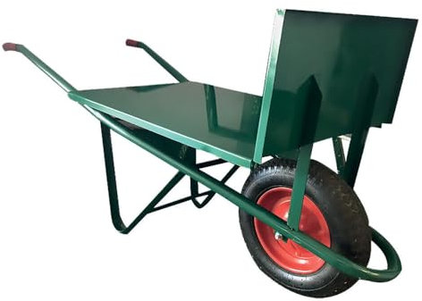 Carriola modello agricola Dimensioni pianale: cm. 71,4x53,5xh.27 Verde