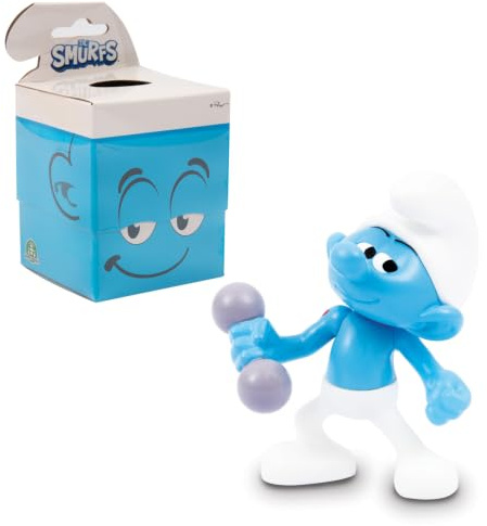 Giochi Preziosi I Puffi - Scatole Contenenti Un Personaggio A Sorpresa Tra Cui Grande Puffo, Puffetta, Golosone Da 7,5 Cm Con Movimento, Per Bambini A Partire Dai 3 Anni