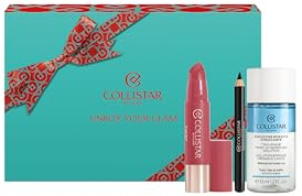 Collistar Twist Balmy Gloss Geschenkset + Mini Professionelle Augenstift + Zweiphasen-Make-up-Entferner Augen-Lippen 35ml, Hydratisierte, Glänzende Lippen & Perfektes Make-up
