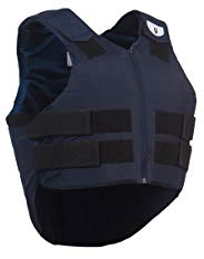 TIPPERARY EQUESTRIAN Horse Riding Eventing Vest - Ride-Lite - English Style Protective Horseback Riding Apparel - Ultra Flexible Fit Body Protector - Navy Blue - TM