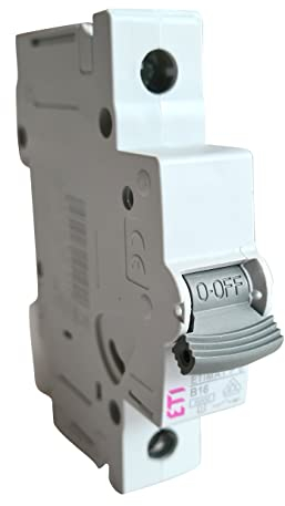 as – Schwabe Leitungsschutzschalter - LS-Schalter 1-polig B16A - Auslösecharakteristik B - 6kA Bemessungsschaltvermögen - 1TE - zuverlässiger Schutz für elektrische Anlagen, 62509