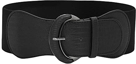 Diyafas Ceinture Large Extensible pour Femmes Ceintures de Robes Dames Ceinture Élastique Corset