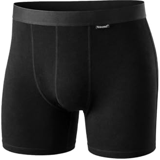 Merino Protect Merino Wool Underwear Men Odor Resistant Boxer Briefs Moisture Wicking Shorts for Long Hiking Flights