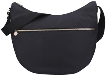 Borsa Borbonese Luna Bag Medium Nera Con Zip