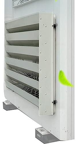 Universal Outdoor AC Unit Cover Defender Deflettore Condizionatore d'Aria,Copertura della Guida del Vento Deflettore Soffiaggio Anti-Diretto della Presa d'Aria Durevole,condensatore Cover Protettiva