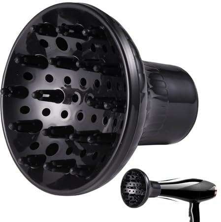 Universeller Haardiffusor - Haartrockner Diffusor Aufsatz, Verstellbarer Haardiffusor Aufsatz Für Föhne, Professioneller Föhn Diffusor Für Lockiges Oder Welliges Haarstyling