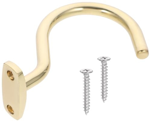NOLITOY Gancho Metálico para Mesa de Billar, Gancho de Taco Reemplazable de Hierro Resistente, Soporte para Triángulo y Taco, Accesorio Práctico para Billar y Pool, Instalación Lateral