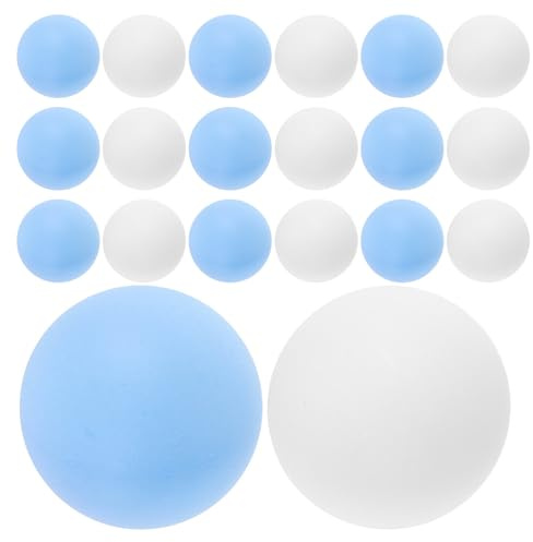 ibasenice 50 Unidades Pelota de Ping Pong de 40mm Diseño sin Costuras y Superficie Mate para Taller y Juguetes para Mascotas Agarre Mejorado y Control Avanzado