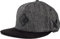 Blackskies® Bliss Vol. II Snapback Cap Unisex Baseball Mütze Kappe Schwarz Grau Wildleder Suede