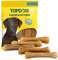 Topdog Kauknochen Hund 50 Stück 12 cm - Rinderhautknochen für Hunde aus 100% Rind - Hundekauknochen - Pflegt die Zähne und unterstützt den natürlichen Kautrieb Ihres Hundes