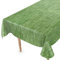 Tischdecke abwaschbar Wachstuch Wachstuchtischdecke 120 x 140cm Schnittkante Leinen Textil Optik Grün Gartentischdecke Wachstuch