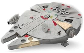 WoodWorX: Star Wars Millenium Falcon | 3D Wooden Model Kit | Build, Paint, Stick & Play | Model Kit for Kids Aged 5+