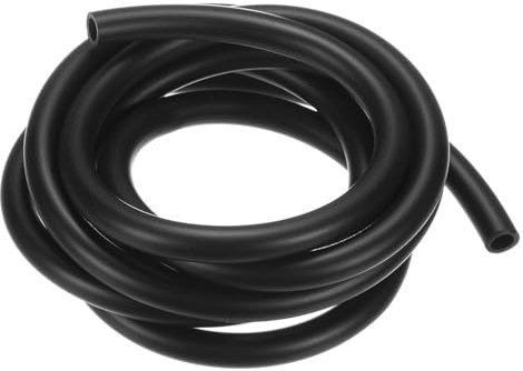 M METERXITY Petrol Fuel Line Hose, 3/16 x 5/16 4.92 Feet Long PVC Flexible Small Engine Fuel Line Petrol Gas Pipe for String/Chainsaw/Trimmer/Blower/Lawn Mower Replacement Tubing [Black]