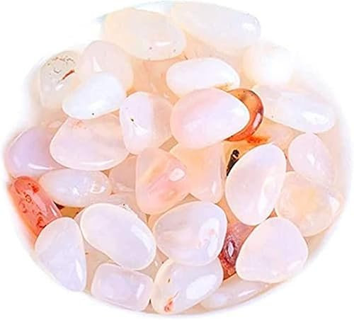 XIANMY Piedras decorativas para acuario, mini jardín, para micropaisajes, gránulos, grava, jarrón, adorno, blanco, 200 g