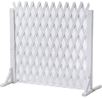 Valla de privacidad de madera con celosía para plantas trepadoras, portátil, para exteriores, valla para perros, decoración de pared de jardín, 160 x 75 cm