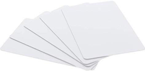 200 Pack - Premium Blank PVC Cards for ID Badge Printers - Graphic Quality White Plastic CR80 30 Mil (CR8030) by Specialist ID - Compatible with Most Photo ID Badge Printers (White)