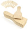 Raschietto per raclette in legno, set da 8 pezzi, 13 cm, 8 pezzi, spatole in legno di faggio per raclette, padelle, rastrello raclette