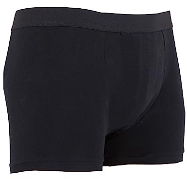 P&S Healthcare's Men's Protective Trunk - Black - No Absorbency - A Barrier Pant Ideal for IBS and Urinary Incontinence - Waterproof Trunk (XSmall (28-30 Waist))
