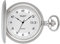 Regent Herren Taschenuhr Savonnette Edelstahl 48 MM Quarz Arabische Zahlen Datum P-750