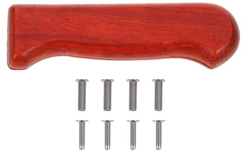 DOITOOL Manico Taglierina da Chef Impugnature Taglierina da Cucina Coltello di Legno di Ricambio Accessori per La Realizzazione di Dettagli
