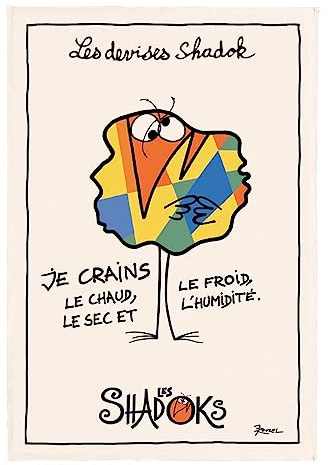 Geschirrtuch Shadok Craintif Écru 48 X 72 ekrü 48 x 72 cm Winkler