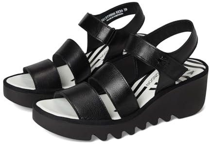 Fly London Damen BEXY575FLY Sandal, Black, 39 EU