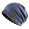 Beanie Mütze Herren Kopfbedeckung Dünne Strickmütze Damen Flexibler Freizeithut Leichte Chemo(DE/NL/SE/PL, Alphanumerisch, Einheitsgröße, Dunkelblau)