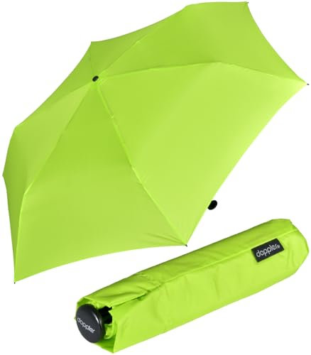 Doppler zero,99 extrem leichter Mini Damen Taschenschirm - lime punch