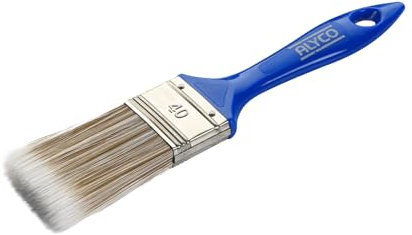 Paletina Triple sintética 50 mm con Mango plástico, Ideal para aplicar Pinturas y Barnices en Superficies Lisas y de difícil Acceso.