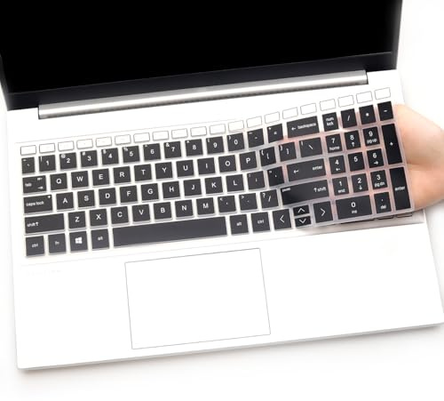Keyboard Cover for 15.6 HP Laptop 15-fc 15-fd 15t-fd 15z-fc 15-fc0399nr/0099nr, HP Pavilion 15 15-eg/eh/er 15t-eg200/eg300 15z-eh300, HP Pavilion 17z 17z-cp000 17z-ca200 17-cn 17-cp Series-OCBlack