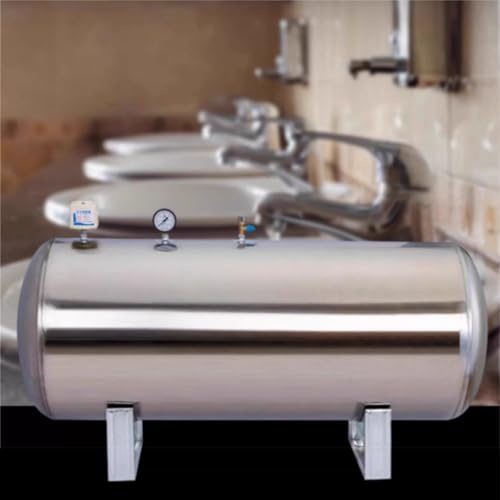Depósito De Presión Automático Horizontal, Depósito De Almacenamiento De Agua A Presión Totalmente Automático, Adecuado Para El Suministro De Agua Doméstico(500L/132.1Gal)