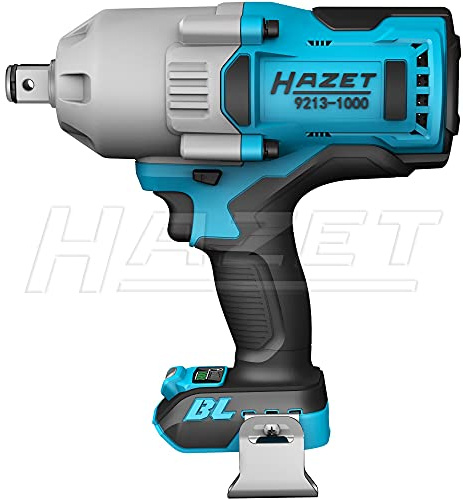 HAZET Akku-Schlagschrauber (20 mm (3/4) Vierkantabtrieb, max. Lösemoment: 1400 Nm, max. Anzugsmoment: 1000 Nm, inkl. Ladegerät und 5 ah-Akku) 9213-1000/3
