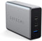 SATECHI 100W USB-C PD Kompaktes GaN-Ladegerät (leistungsstarke GaN-Technologie) – Für M2/ M1 MacBook Pro/Air, M2/ M1 iPad Pro/Air, iPhone 16/16 Pro, 15 Pro Max/15 Pro/15/15 Plus