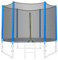 Trampolin Ersatznetz Ø 244 305 366 cm 6/8 Stangen, Trampolin Sicherheitsnetz Ersatz Netz, Rundes Schutznetz