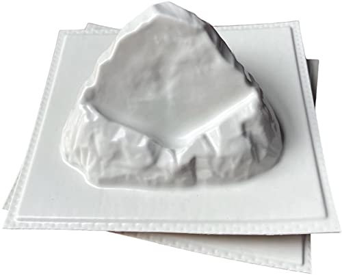 Stand Moulds for Our Small Heart Memorial Stones Concrete Garden Molds Set of 2