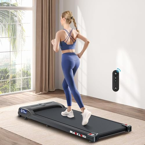 BLACK LORD Laufband, elektrisch, Trainingsgerät, 2,2 PS, Fitnessgerät, Walking-Jogging-Trainer für das Fitnessstudio zu Hause, Büro, kommerzielle Serie, Schwarz