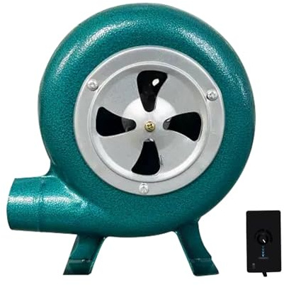 GZKDKZB Ventilatore Elettrico per Barbecue, Design centrifugo, 110 V 220 V, Ideale per Barbecue, fornace, Stufa, Campeggio, Picnic e attività all'aperto, 18 cm/7 Pollici