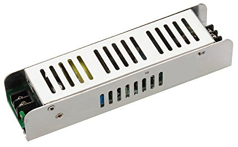 12 Volt Slim Flach LED Trafo Netzteil Transformator Treiber AC Adapter geeignet für Lampen, RGB Strips RGB oder einfarbig 12V 5A 60W