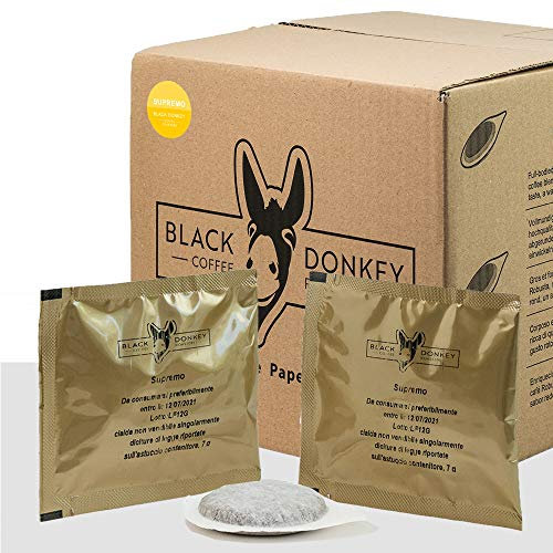 Black Donkey - 50 ESE Coffee Paper Pods 44mm | Supremo