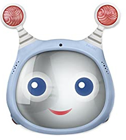 BEN-BAT | Espejo Coche Bebé Asiento Trasero | Baby Mirror Oly Azul | Color Azul | Control Remoto | Luces de Colores, Sonidos y Actividades | Espejo Retrovisor Bebé Coche