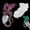 Zayookey Dragon Skull Resin Mould 3D Large Dragon Silicone Moulds Skull Resin Casting Mould Animal Epoxy Mold for DIY Wall Hanging Ornament Cake Decorating