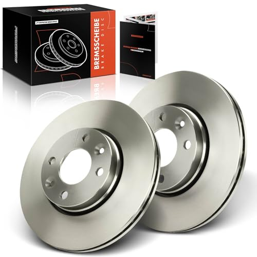 Frankberg Bremsscheibensatz inkl. 2x Bremsscheiben Vorne Belüftet Ø260mm Kompatibel mit Micra III K12 Logan MCV KS Note E11 NE11 Clio III BR0/1 CR0/1 Replace# 7701207795