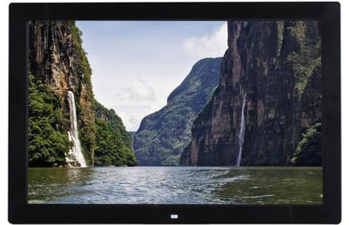 Cornice fotografica elettronica ad alta definizione da 17 pollici, album fotografico digitale a parete 1080P, lettore video con schermo verticale